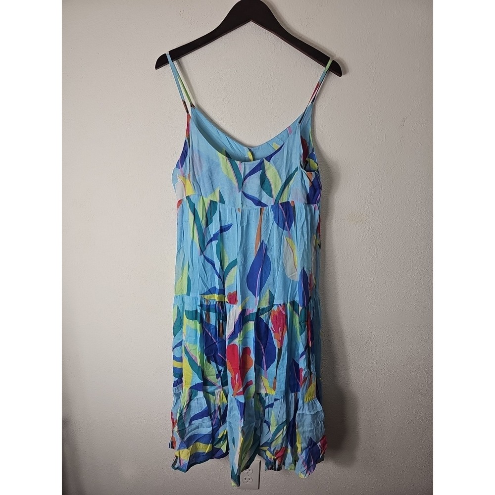Women's‎ Oliphant Dress Tie Back Tiered Maxi Size M